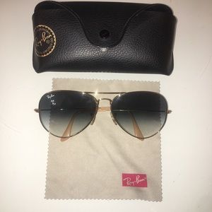 RAY BAN Blue gradient sunglasses